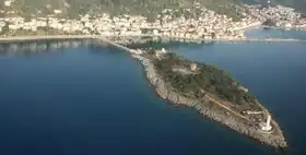 Vue sur l'île.