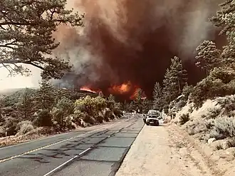 Le Cranston Fire le 27 juillet 2018.