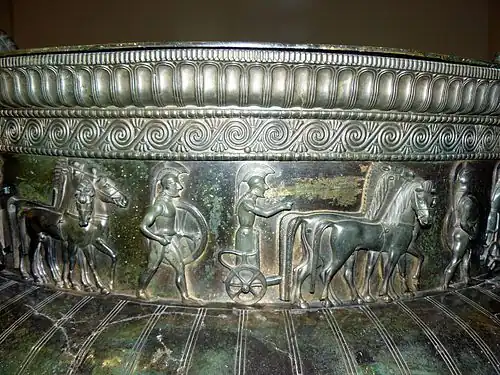 Détail du cratère de Vix.