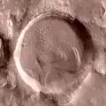 cratère de transition(Mars)