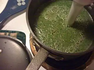 Soupe d'épinards