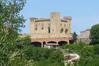 Vue panoramique du château.