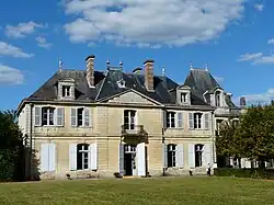 La façade sud-ouest XVIIIe&nbsp;siècle.