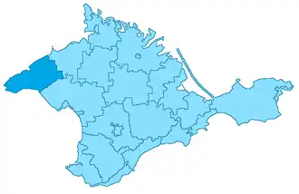Localisation de Raïon de Tchornomorské