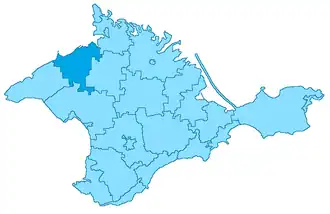 Localisation de Raïon de Rozdolné