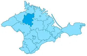 Localisation de Raïon de Pervomaïské