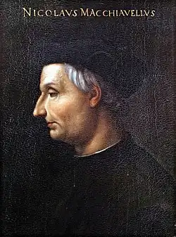 portrait d'un homme de profil.