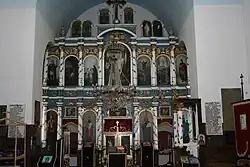 L'iconostase de l'église.