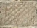 Échiquier croate sur l'église de Baška