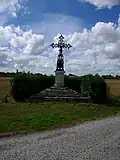 Croix de chemin réalisée par Herquelle en 1879.