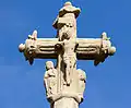 Avers : Christ en croix