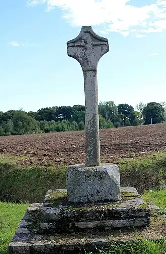 La croix de Rougentin : vue d'ensemble.