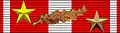 Croix de la valeur militaire, palme de bronze, clou de vermeil, clou de bronze