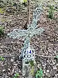 Croix de l'ancien chemin de croix du parc.