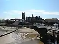 Cromer Pier et la ville en arrière-plan