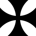Croix pattée ou « croix de fer » teutonique