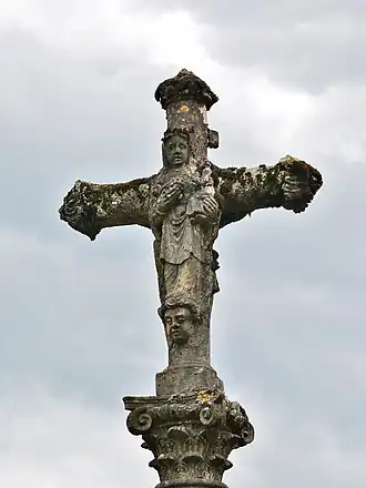 Dos de la croix.