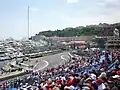 Le virage Louis Chiron et la Piscine.