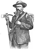 Portrait du guide Michel Croz (qui mourut à la descente lors de la première ascension du Cervin).