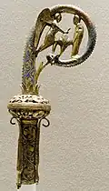 Crosse de l'Annonciation (début XIIIe siècle, Louvre).