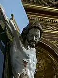 Crucifix de l'oratoire du Grand séminaire de Grenade (détail).