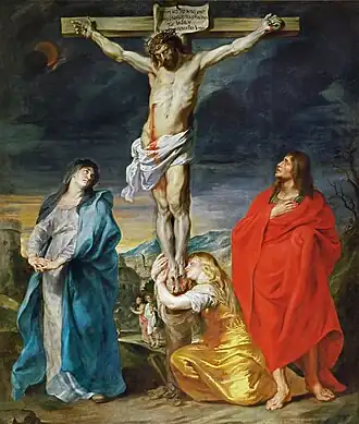 Christ en croix, la Vierge, saint Jean et sainte Madeleine1617-1619, musée du Louvre, Paris