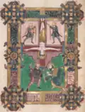 Crucifixion de Saint-Pierre, Bénédictionnaire de saint Æthelwold.