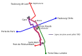Réseau des tramways en 1887