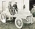 Cuchelet, vainqueur de la Coupe Provinciale du Meeting de Salon, en 1900 sur Peugeot.