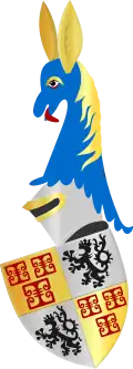 L'armorial a été écrit entre 1370 et 1414.