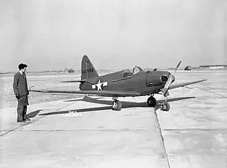 Vue de l'avion.