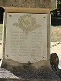 Liste de noms 1914-1916 du monument aux morts.