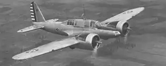 Vue de l'avion.