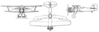 vue en plan de l’avion