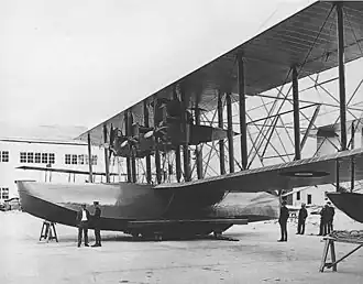 Vue de l'avion.