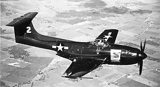 Vue de l'avion.