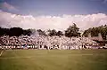 Ultras du Spezia Calcio dans les années 1980 - Stade Alberto-Picco, Curva Piscina, La Spezia.