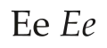 E cyrillique