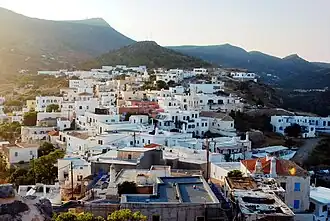 La capitale de l'île, Chora.