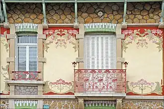Décor du 24 de style Art nouveau.