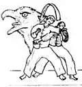 Technique de défense de type aigle (thaing).
