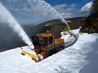 Déneigement en avril