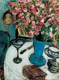 « Nature morte aux fleurs ». (1908-1910). Valéria Dénes.