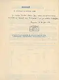 Déposition du Docteur Adam. ADRML 31 J B 113