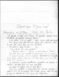 Déposition d'un prisonnier de la prison Montluc avant le massacre (page 1)