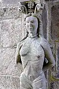 Caryatide de l'ossuaire.