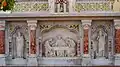 Détail des bas-reliefs du maître-autel