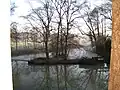 La Vingeanne au déversoir de La Romagne, avant Saint-Maurice.