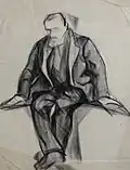 Homme assis (1919).