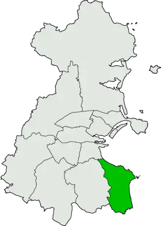 Carte de la circonscription.